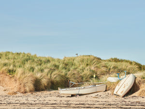 Beadnell beach rowing boats, Northumberland coast
